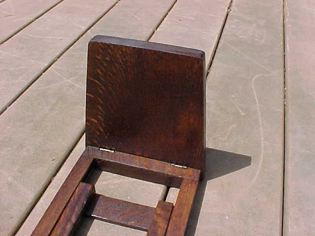 Lakeside Craft Shops B53 type bookrack - unmarked - 18 x 6 x 6.5 - $125USD - May 2010 - inside